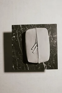 TROUSSE DE TOILETTE CROÛTE DE CUIR FORMAT MOYEN
