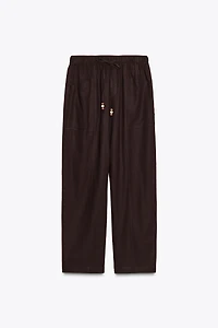 PANTALON AVEC LIN CORDON FANTAISIE