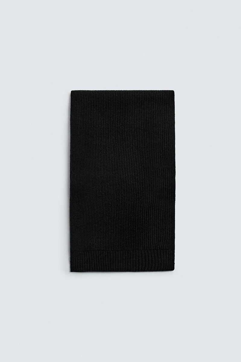 100% WOOL KNIT SCARF