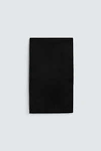 100% WOOL KNIT SCARF