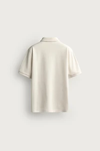 POLO REGULAR FIT STRUCTURÉ