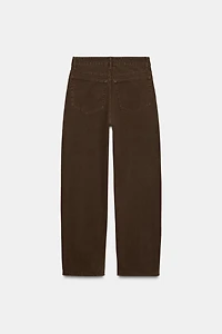 TRF MID-RISE BAGGY JEANS