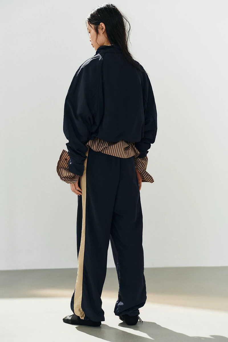 NYLON SIDE STRIPE TROUSERS