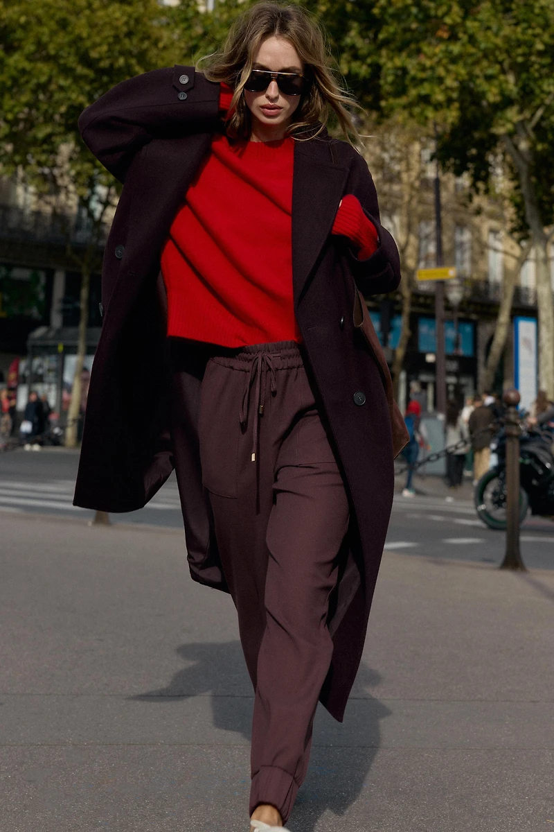 PANTALON CHEVILLE ÉLASTIQUÉE