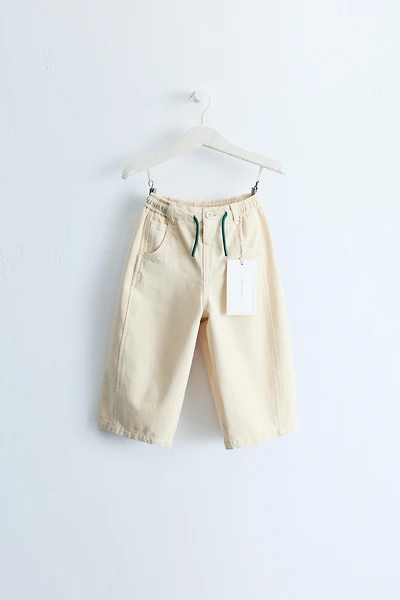ZARA TIMELESS - BALLOON PANTS WITH CONTRASTING DRAWSTRINGS