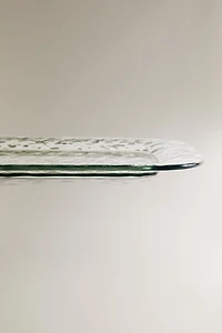 ACRYLIC TRAY WITH TEXTURED EDGE