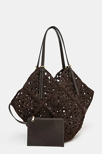 WOVEN BODY SHOPPER BAG