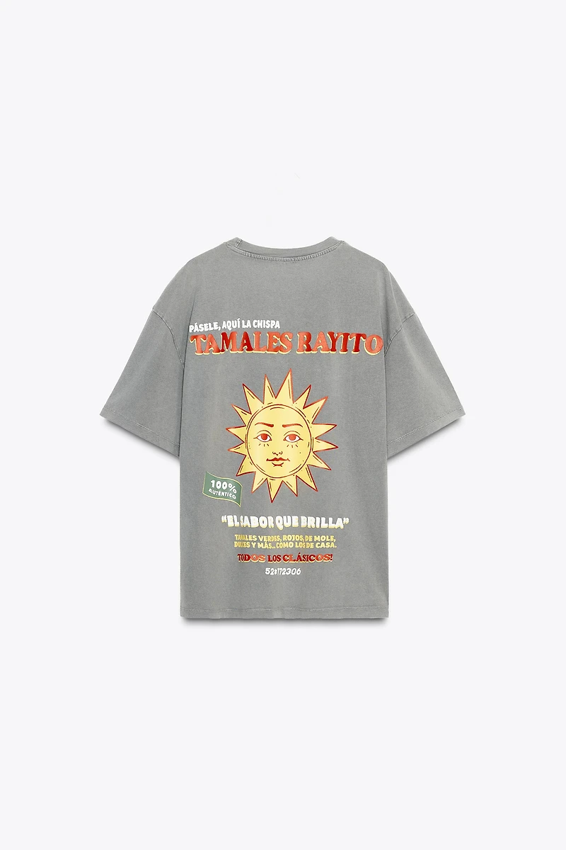 TEXT PRINT T-SHIRT