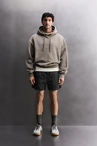 WASHED RELAXED FIT TRAINING SWEATSHIRT