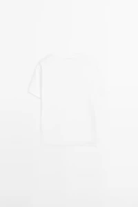 T-shirt 100 % coton à col en V