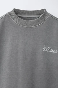 T-SHIRT INTERLOCK TEINT EN PIÈCE