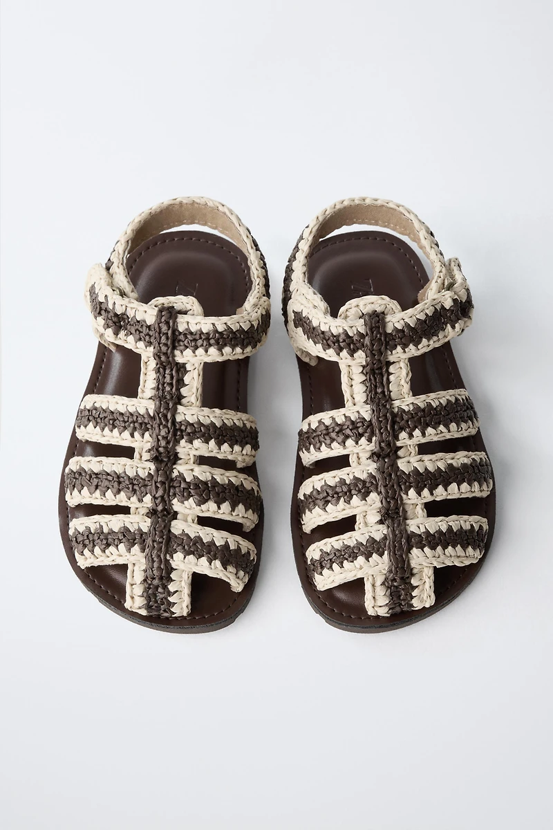 HOOK AND LOOP FASTENING FISHERMAN SANDALS