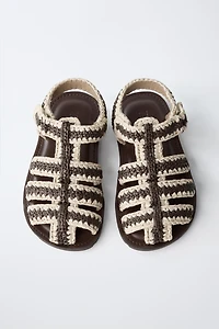 HOOK AND LOOP FASTENING FISHERMAN SANDALS
