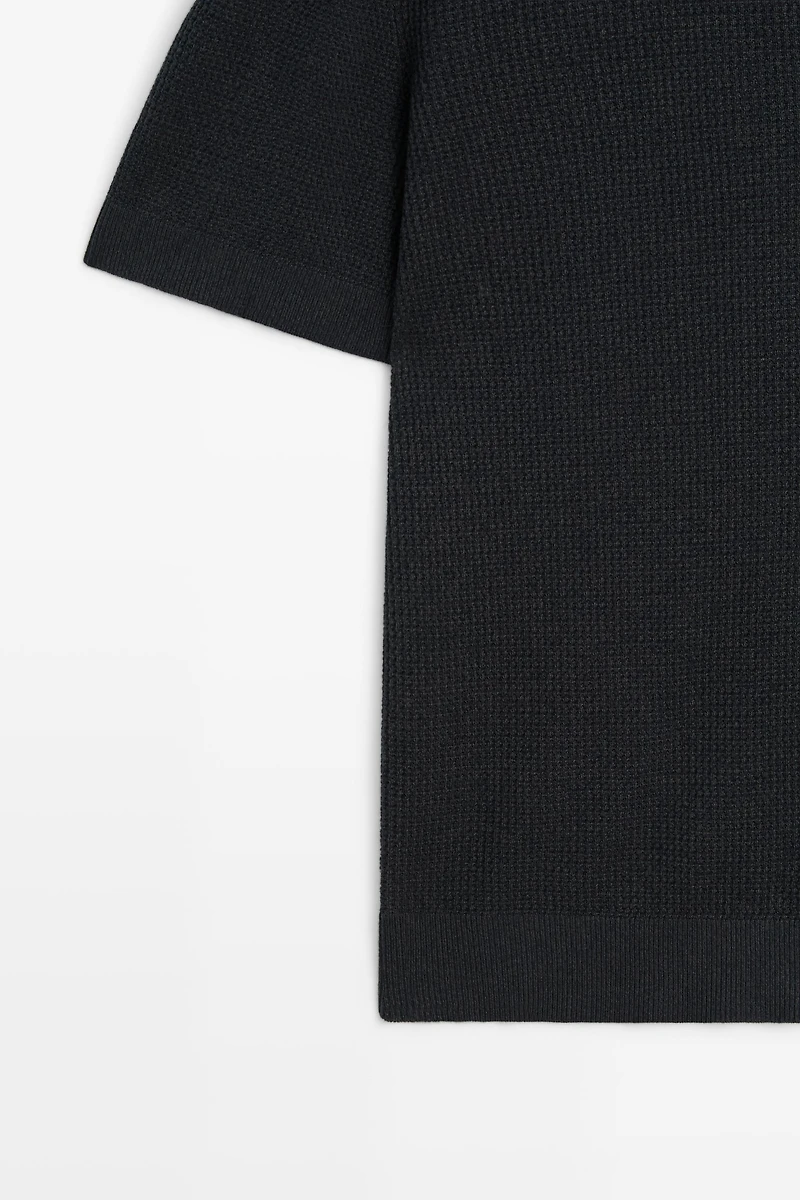 Polo col boutonné 100 % coton