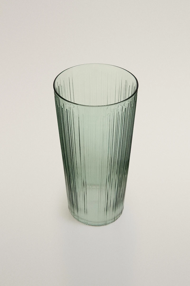 TALL DECORATIVE GLASS VASE