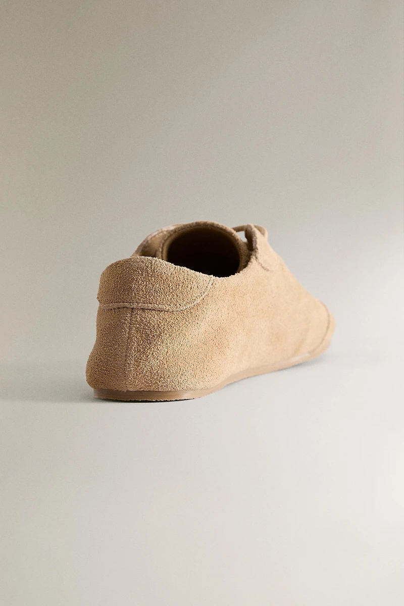 KIDS LEATHER TRAINERS