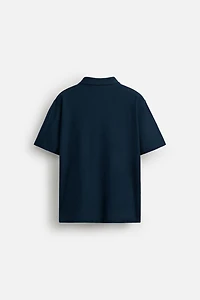 TEXTURED POLO SHIRT