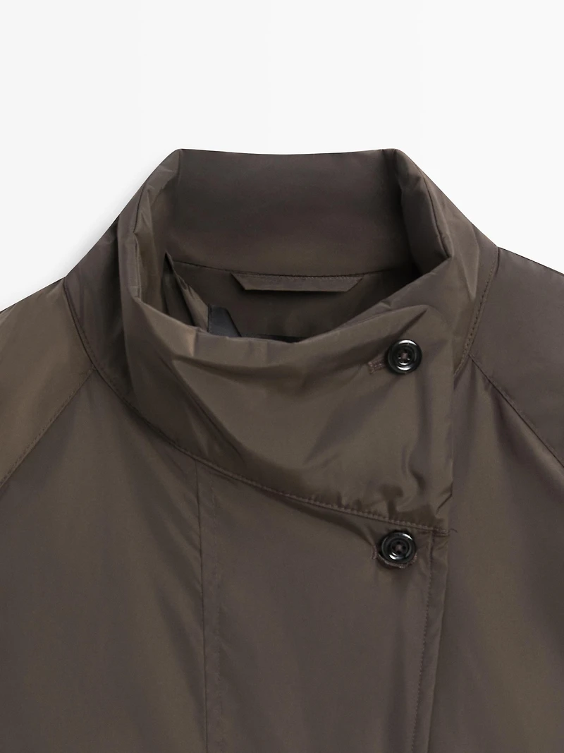 Veste longue matelassée
