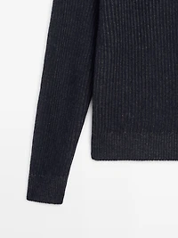 Cardigan en laine mélangée