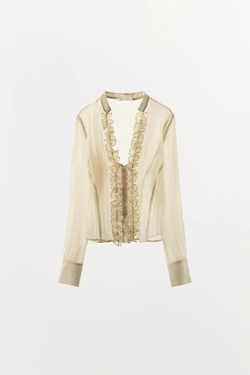 RUFFLED BLOUSE