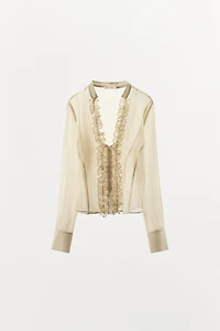 RUFFLED BLOUSE