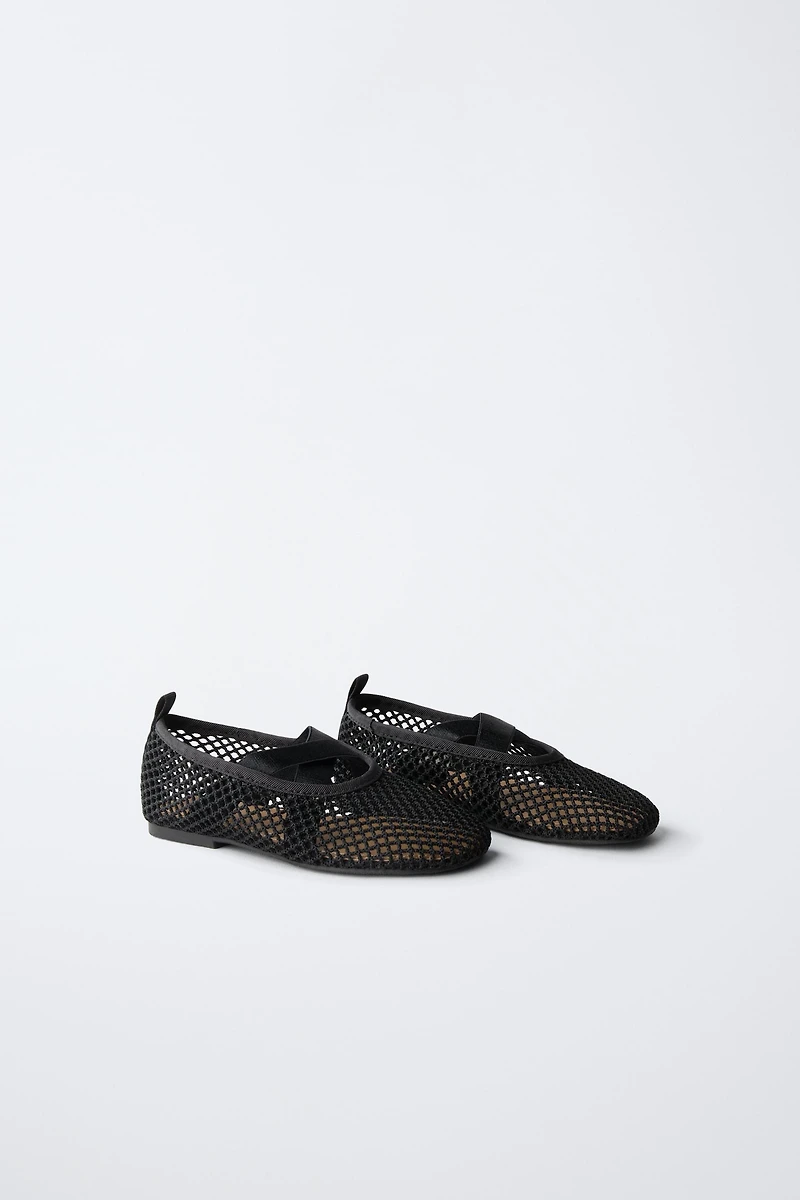 MESH BALLET FLATS