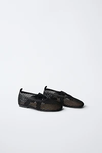 MESH BALLET FLATS