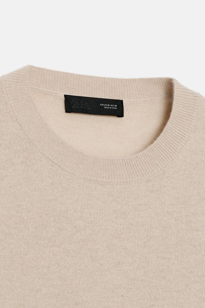 EXTRA SOFT LONG SLEEVE 100% WOOL SWEATER
