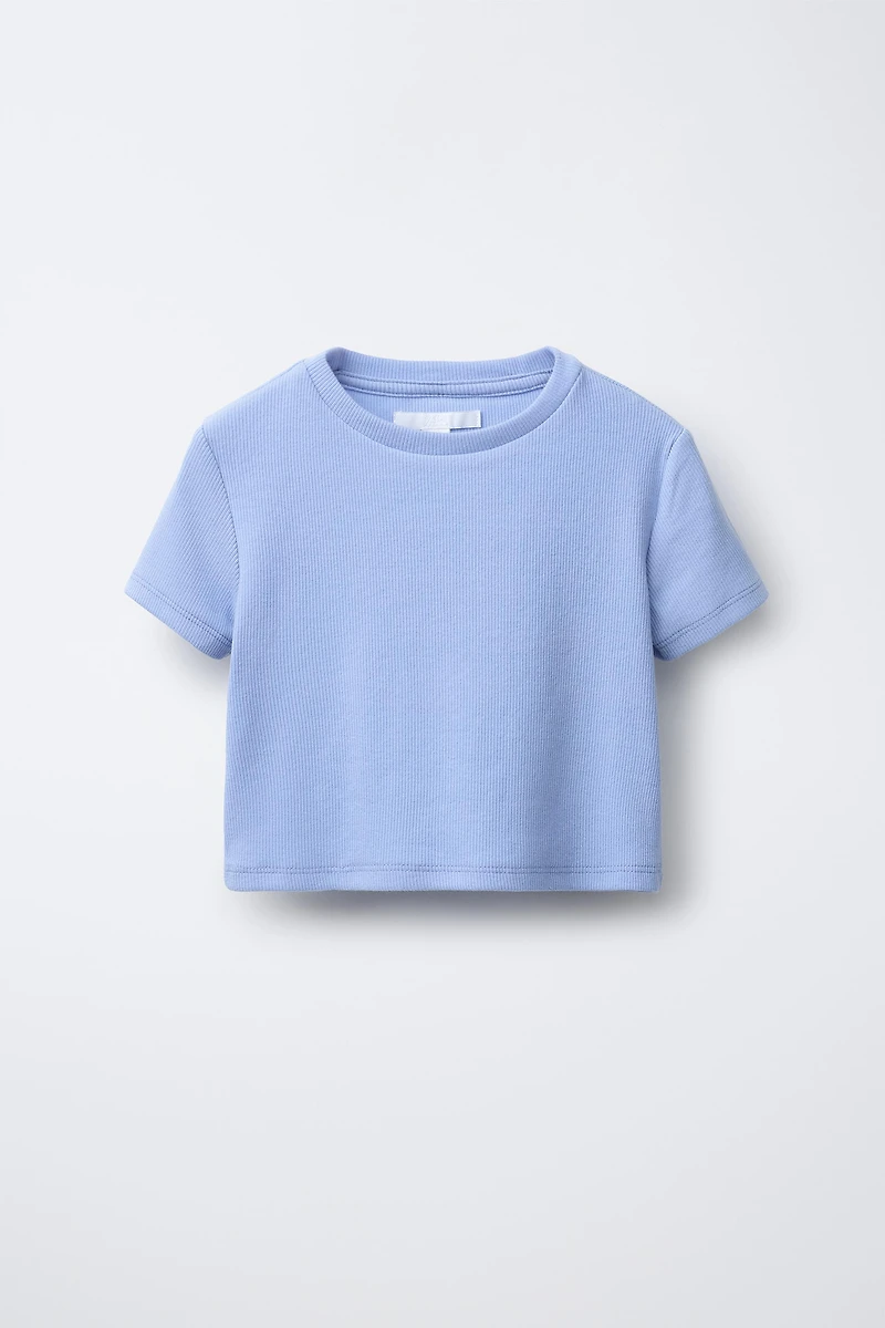 STRIPED POPLIN SHIRT AND RIB T-SHIRT PACK