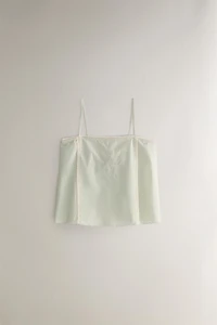 COTTON TOP WITH EMBROIDERY