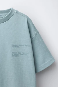 HEAVY WEIGHT JOGGING T-SHIRT AND SHORTS SET