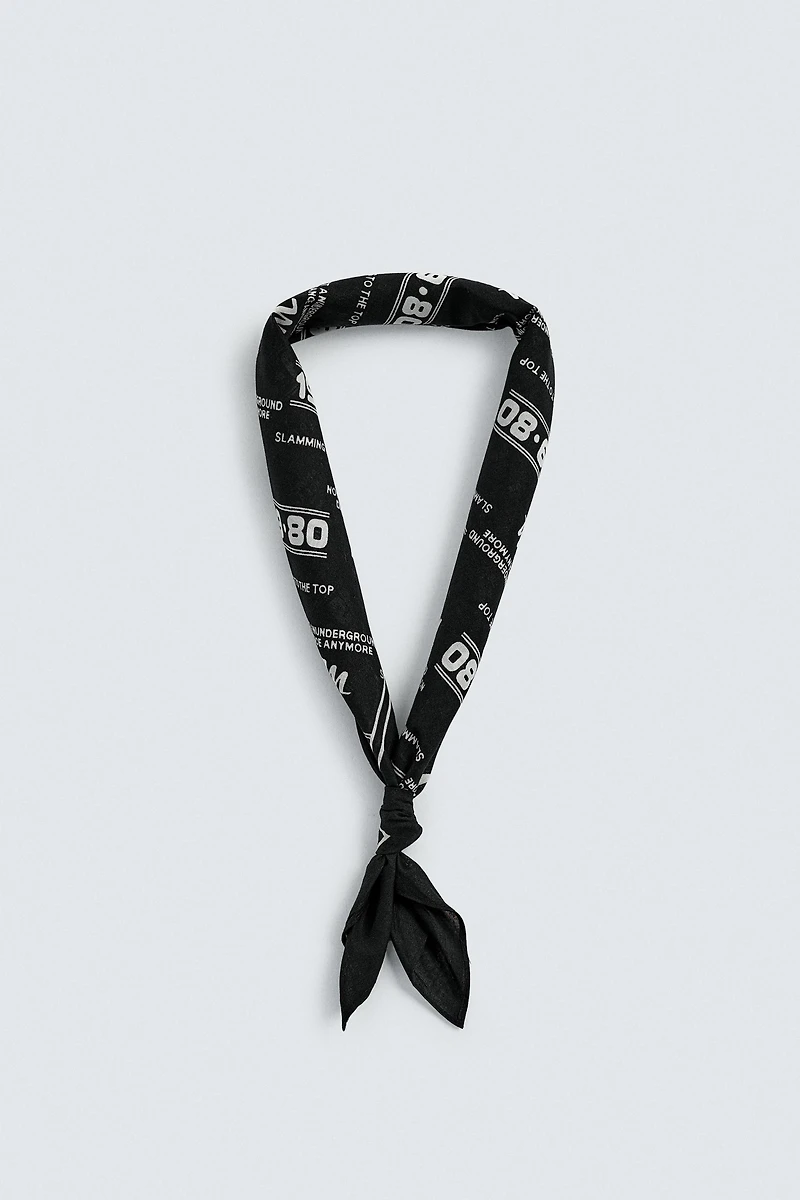 GEOMETRIC PRINT BANDANA