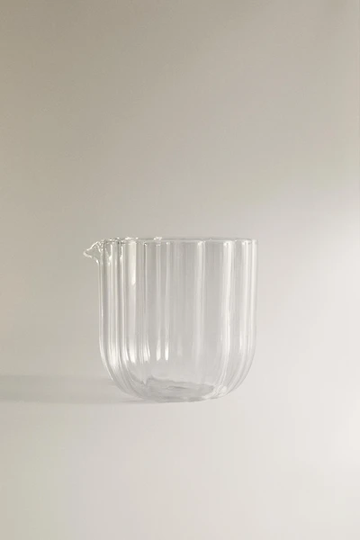 BOROSILICATE GLASS CREAM PITCHER