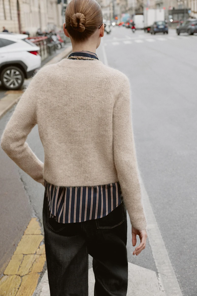 WOOL AND ALPACA JUMPER