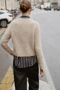 WOOL AND ALPACA JUMPER