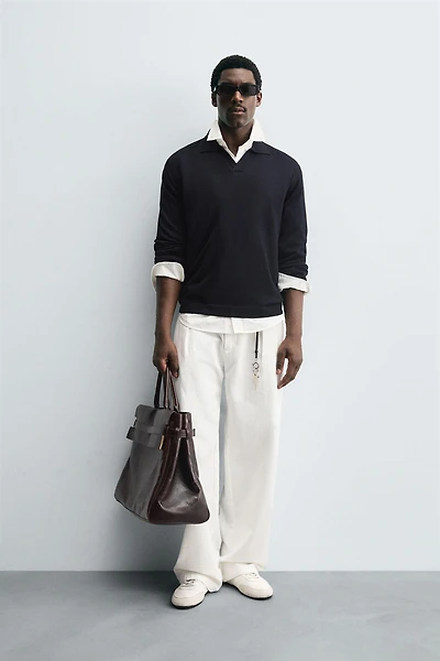 POLO EN MAILLE STRUCTURÉE