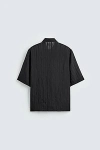 TEXTURED STRIPED SHIRT