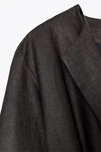 ZW COLLECTION LINEN BELTED KIMONO