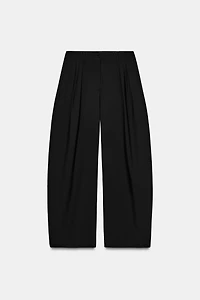 PLEATED WIDE LEG PANTS ZW COLLECTION