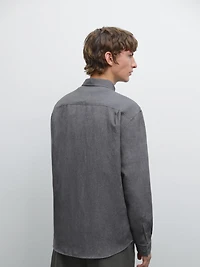Regular fit flowing shirt