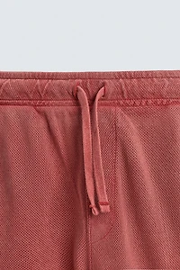 VARSITY OPEN WEAVE SHORTS