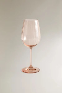 VERRE À PIED CRISTALLIN RELIEF