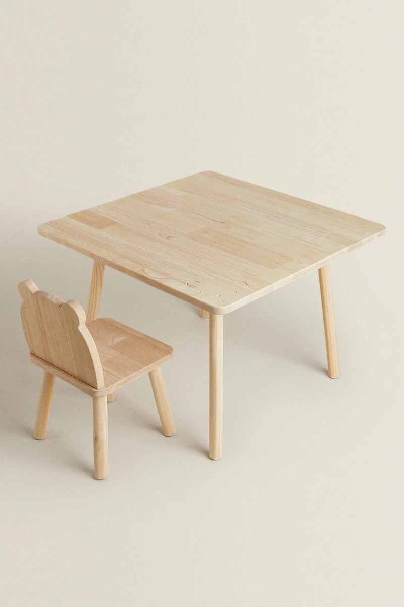 BEAR WOODEN TABLE