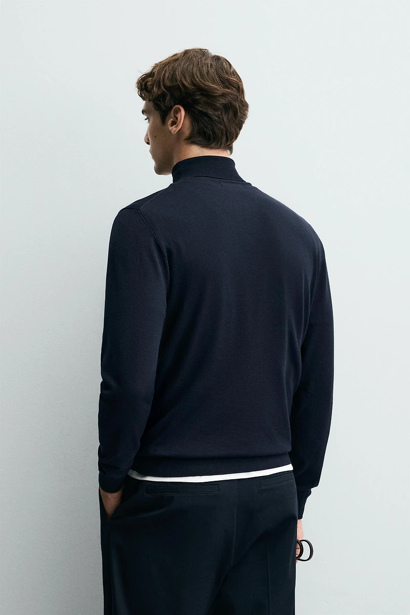BASIC HIGH NECK SWEATER