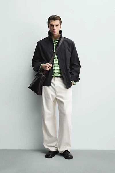 PARKA REGULAR FIT EN COTON