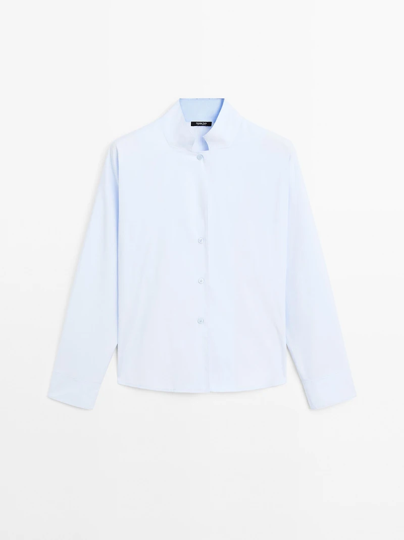 100% cotton poplin shirt