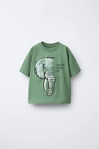 EMBOSSED ANIMAL T-SHIRT