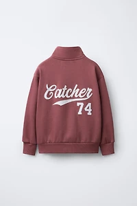 SWEAT DE JOGGING BRODÉ ET ÉTIQUETTE
