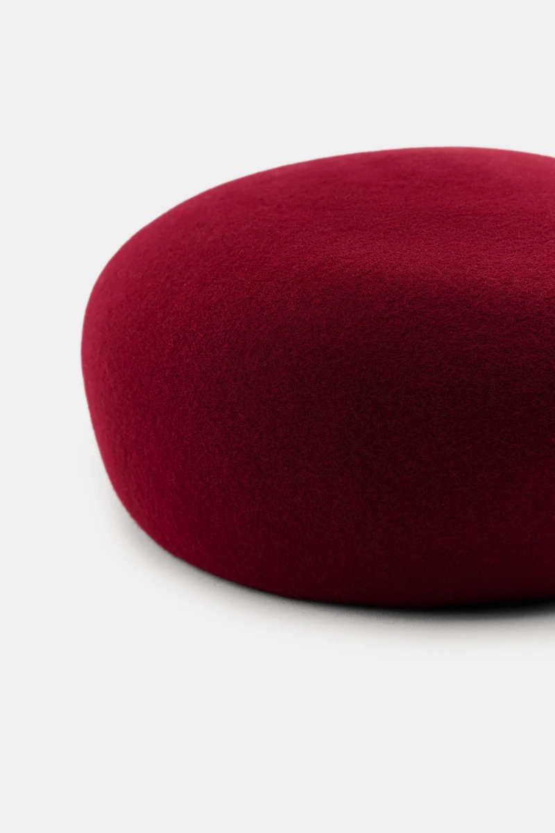 100% WOOL SKULLCAP HAT