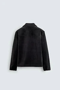 REGULAR FIT VELVET JACKET